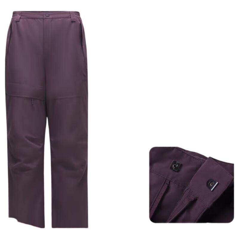 Camel Women's 3-in-1 Outdoor Windproof Waterproof Fleece-Lined Hiking Pants