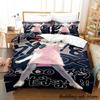 4 persone mentono ciascuna Set da letto Singolo Gemello Matrimoniale Queen King Size Set per letto Aldult Bambino Camera da letto Set Copripiumino Anime