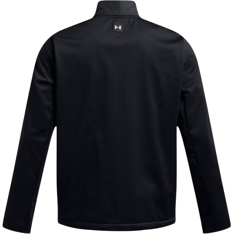 Under Armour Giacca Uomo Monocolore con Zip al Collo Giacche Nero 1385829-001