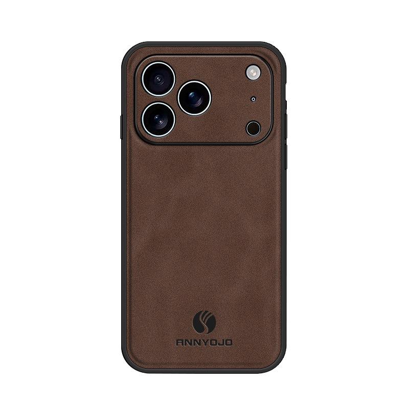 

iPhone 17 Pro Max Case: Apple 16E Skin-friendly Leather Texture, Car Magnetic Protection 16E