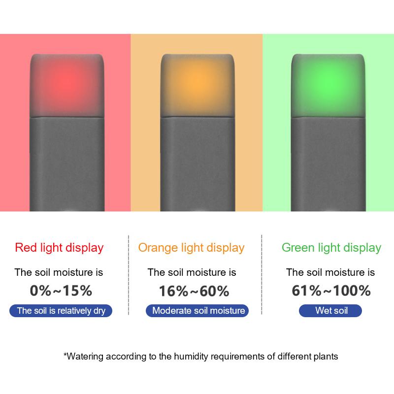 Soil Moisture Meter Temperature Humidity Tester Plant Monitor Garden Plant Detector Humidity Meter Tool