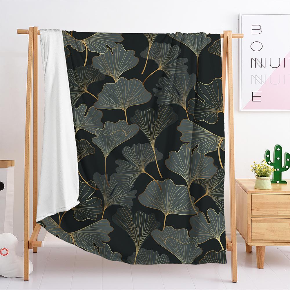 Decke Flanelldecke Herbstblatt Ahornblatt Landschaft 3D Digitaldruck Decke Decke