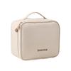 Elegant Pu Cosmetic Bag With Multiple Compartments For Travel And Home Use