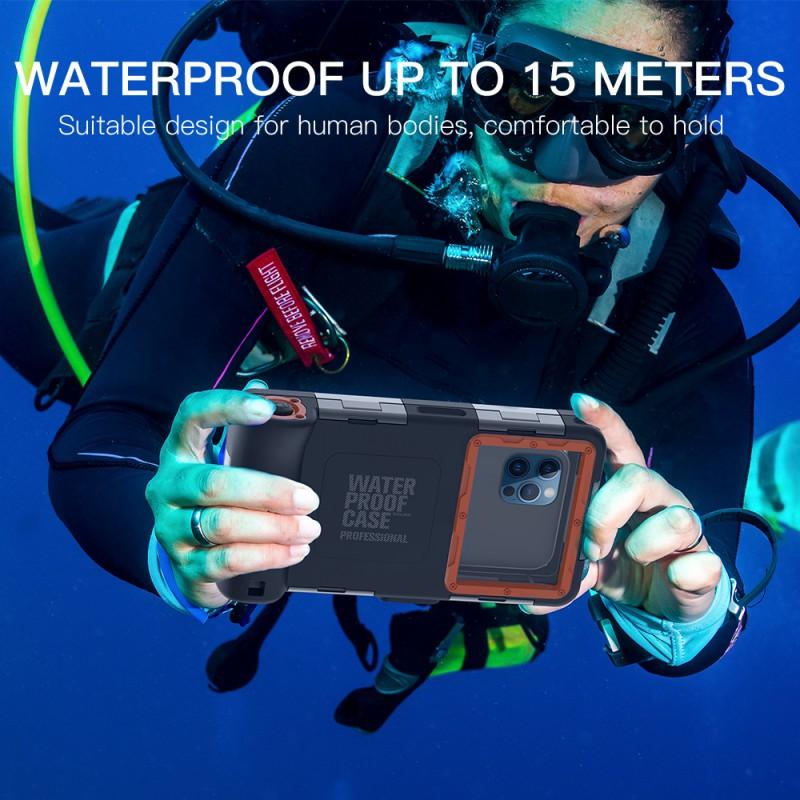 Waterproof Phone Case Swimming Outdoor Underwater Video Recording Shockproof Protective Cover