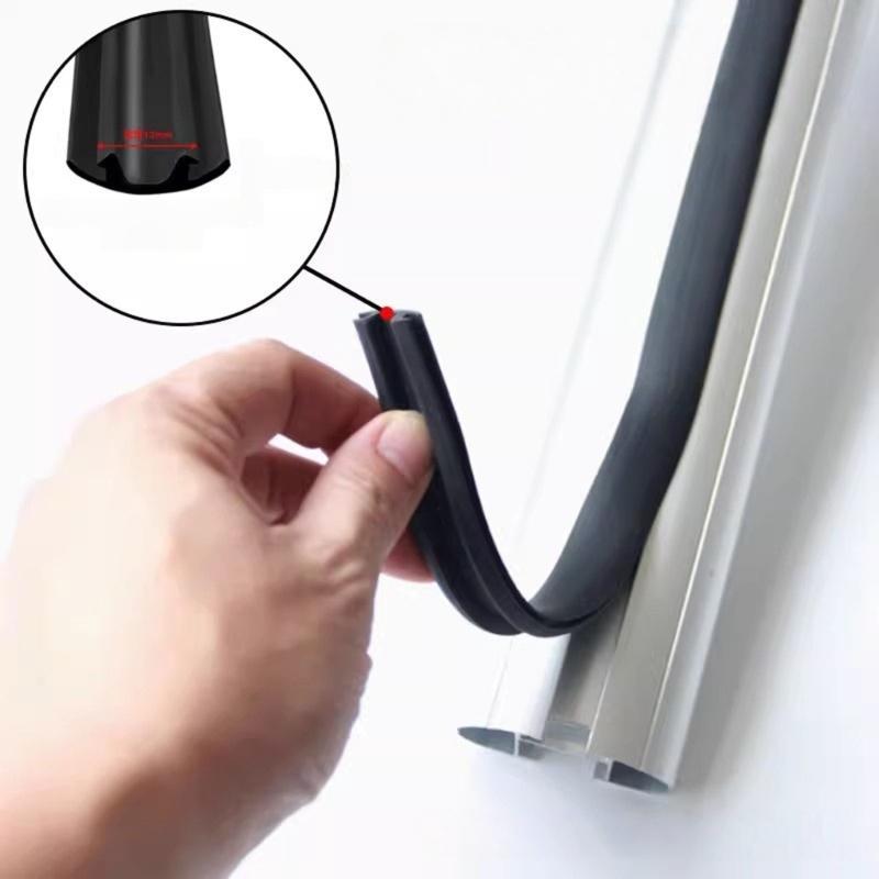 Universal Roof Rack Channel Seal Flexible Rubber Strips Waterproof For Sedans Crossovers And Family Vehicles