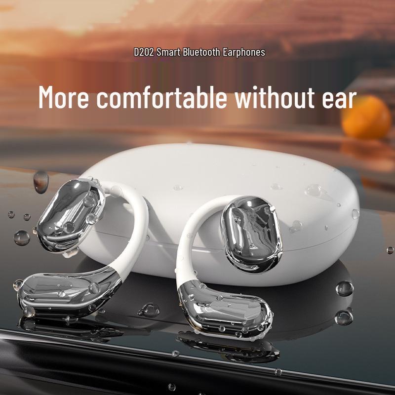 2024 Open-Ear Bluetooth Sports Earbuds with Digital Display, Long Battery Life, and Noise Cancelling