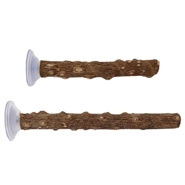 3lots Chewing Exercise Stick Pet Parrots Stand Solid Wood Standing Stick Poles Bird Cage Accessories Pet Toy