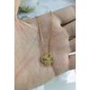 High-end Four-leaf Clover Necklace for Women 18K Rose Red Chalcedony Agate Natural White Shell Pendant Clavicle Chain
