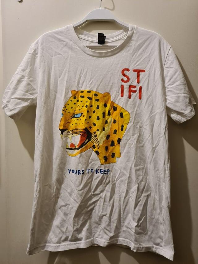 

Vtg Sticky Fingers Band T-shirt Full Size S-5XL White MD1624 Unisex T-Shirt L