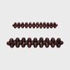 [TOAKNET] Small Wood Ball Clip Hairpin Brown