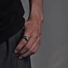 Buyee 925 Sterling Silver Big Ring Finger Cute Owl Open Ring for Women Man Fashion Animal Rock Punk Fine Jewelry Circle