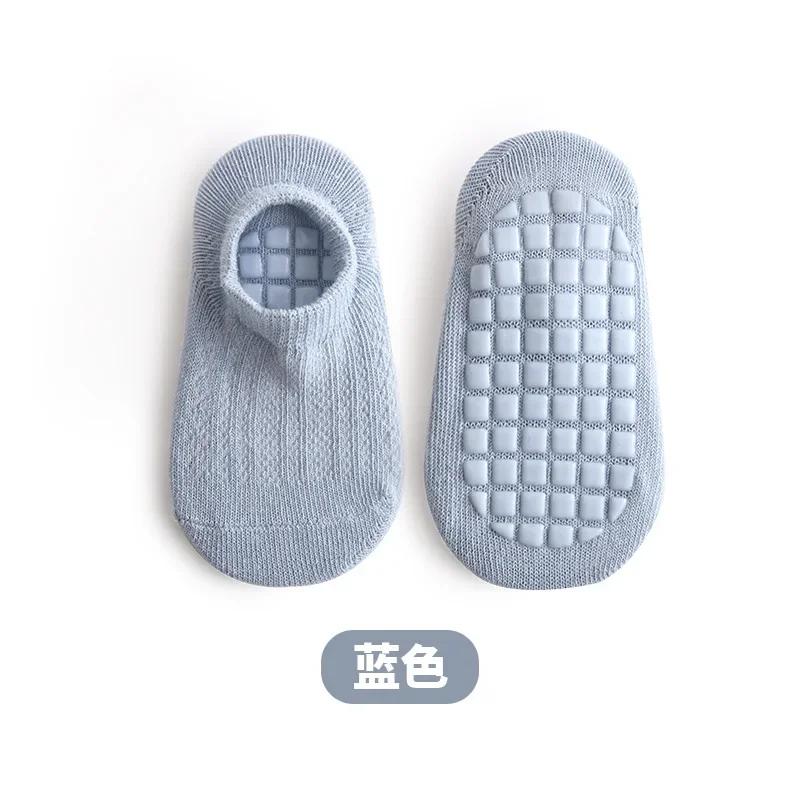 Baby Socks Newborn Summer Mesh Thin Solid Baby Girl Non Slip Walking Floor Socks Cotton Infant Casual Boy Girls Toddler Socks