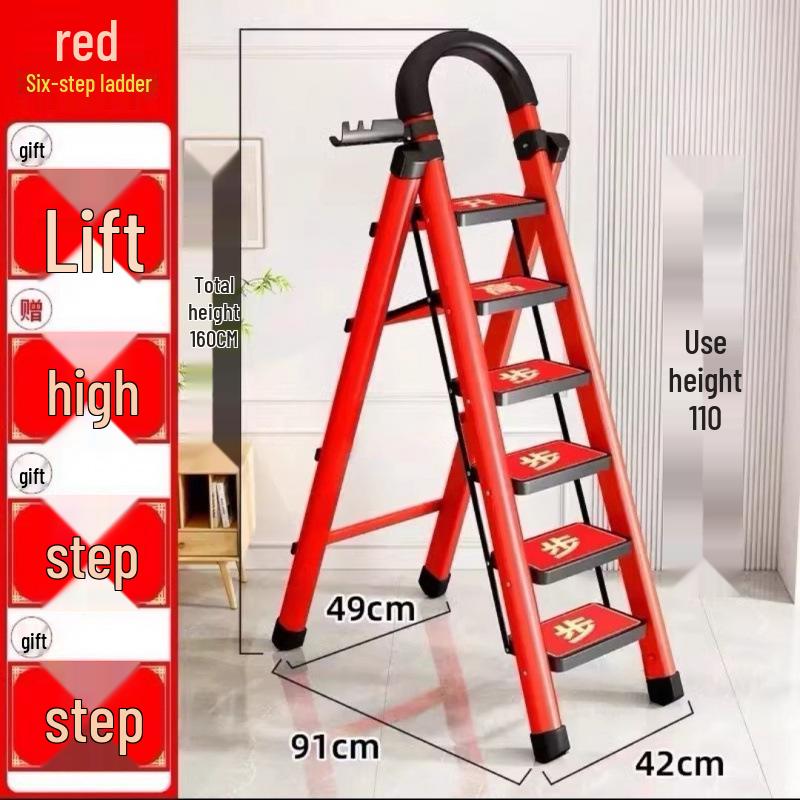 Durable Multipurpose Folding A-Frame Ladder for Indoor and Outdoor Use