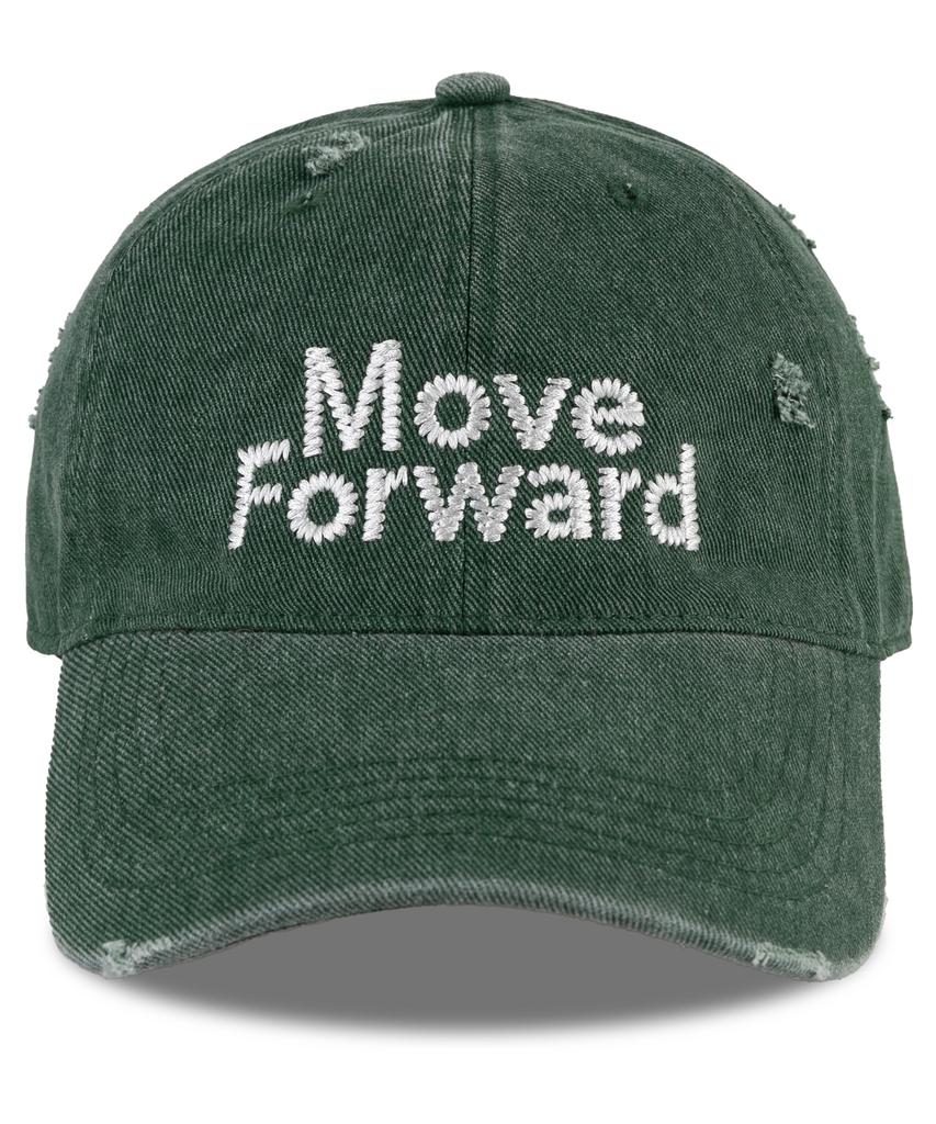 Wig Move Forward Damaged Ball Cap - Green