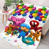 Cute P0c0y0 Theme Print Blanket Warm Soft and Comfortable Home Travel Blanket Sofa Bedding Cover Blankets Gift for Boys Girls
