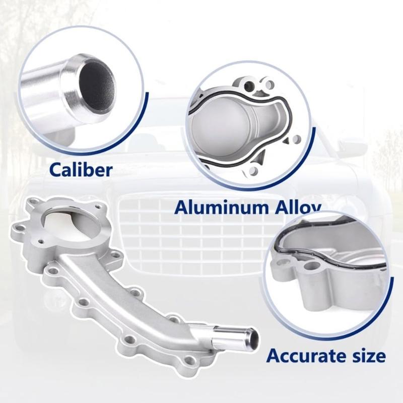 Motor Kühler Wasserauslass Kühlmittelrohr Thermostatgehäuse Anschluss für 11-20 300 2013-20 1500 3.6L