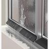 50cm Home Window Water Blocking Bar Sliding Window Rain Weatherstrip Balcony Insulation Windproof Sealing Strip Flashing Board