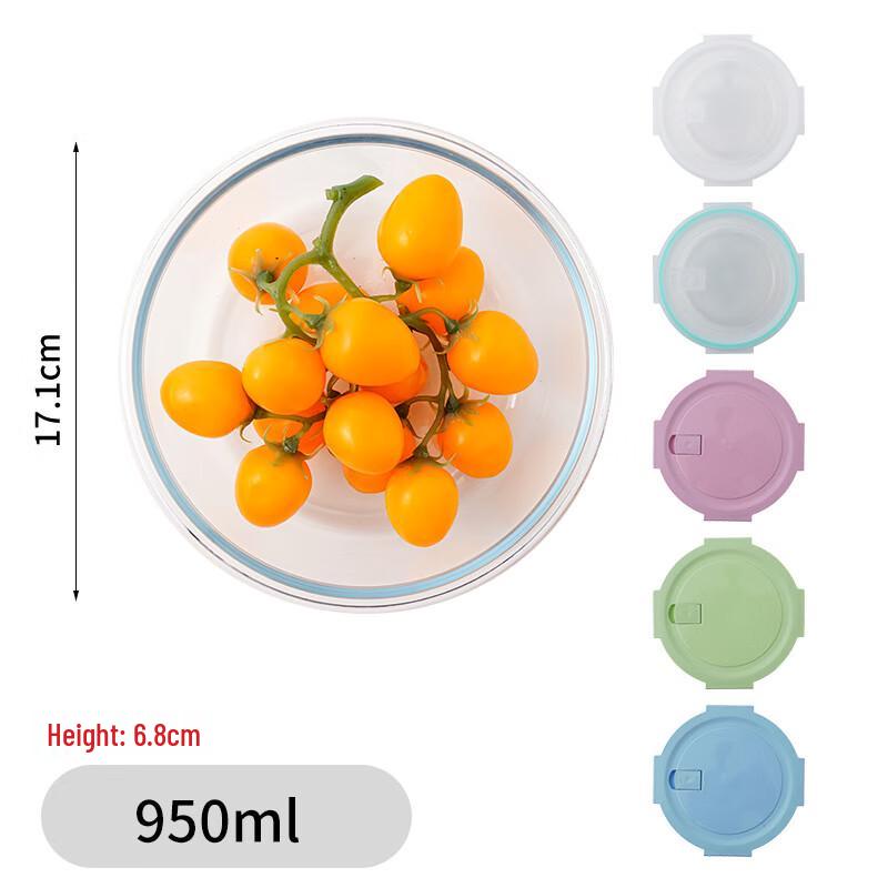 

Round Glass Food Storage Container