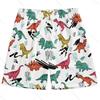 Luxury Retro Butterfly Gold Print Beach Shorts Men 3D Print Skull Hip Hop Harajuku Oversized Swim Trunks Summer Hawaii Leisure