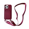 Slim Crossbody Phone Case With Card Slot IPhone 16 15 Pro Max 14 13 12 11 X XR XS Liquid Silicone Feel Soft TPU Cover