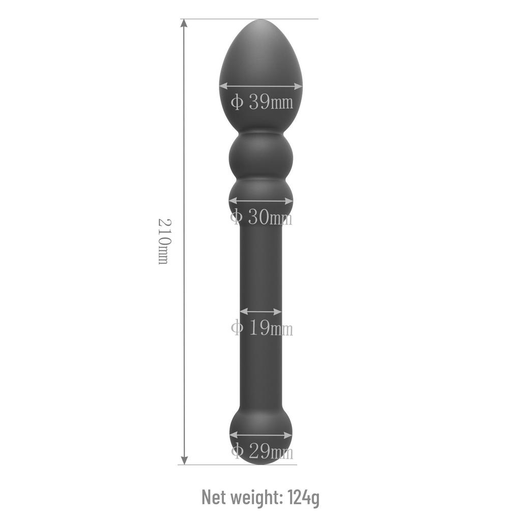 Unisex Silicone Bead Anal Plug Erotic Massage Toy