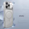Matte Magnetic Phone Case with Lens Protective Glass Cover for iPhone 13 15 16 To 17 Pro Converter Hard Glass Phone Case