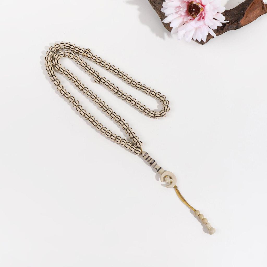 Muslimische Gebetsperlen aus Acryl - 33 Handgehaltene Zikr-Perlen, Schmuck im nahöstlichen Stil