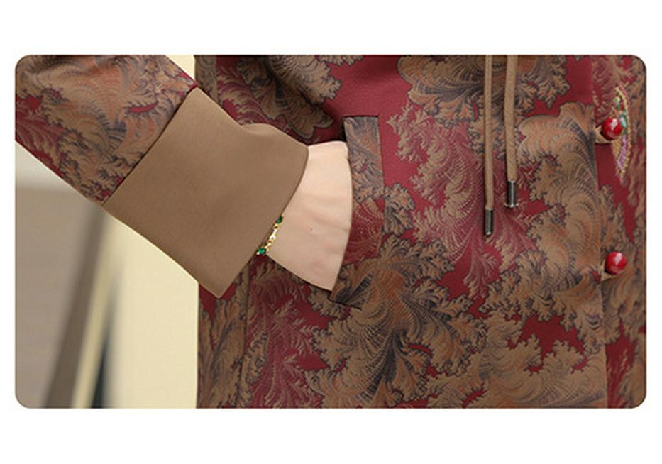Spring & Autumn Chinese-Style Jacket for Grandma - Plus Size & Stylish Elderly Women's Clothing
