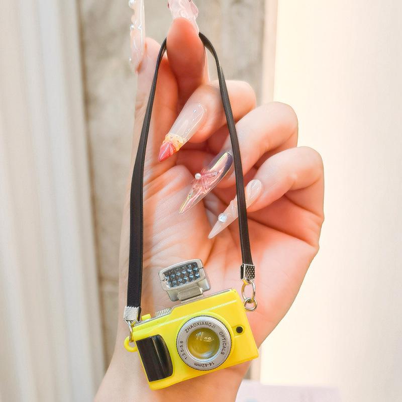 Cotton Doll Strap Webbing Sound Camera Pendant Puppy Mini Backpack Souvenir