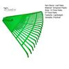 12/21 Tines Leaf Rake Tempered Plastic Rake Head Collecting Leaves Debris Garden Tool Lightweight Yard Grass Clean Tool for Gardening Camping