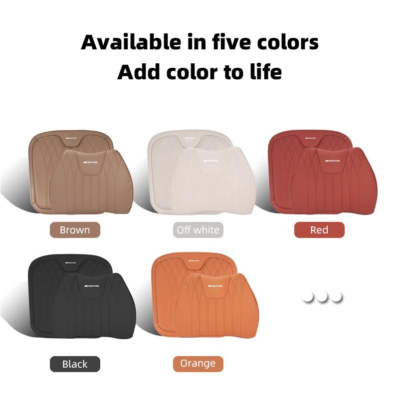 2025 Hot Car Seat Cushion Cover Protective Lumbar Waist Support Back For Mercedes Benz AMG W206 W204 W205 W212 W213 W221 W222 W2