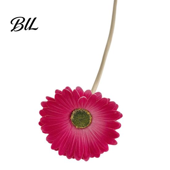 Realistic Artificial Plants Gerbera Flowers with Bendable Stems Fake Silk African Flower Lifelike Boho Faux Wildflower for Wedding Bridal Party розы красного