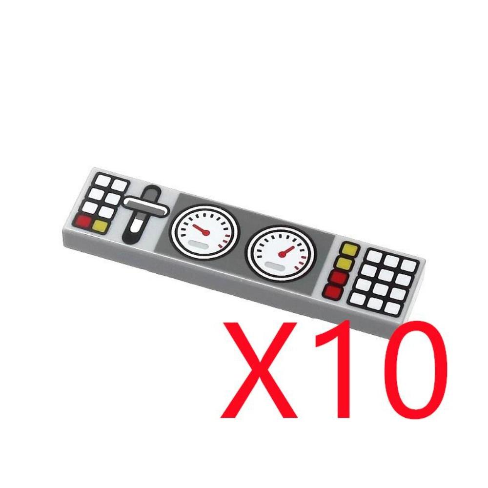 City Building Blocks Accessories Dashboard Audio Computer Control Center Radar Keyboard Mobile Phone Model Mini Brick Toy R054