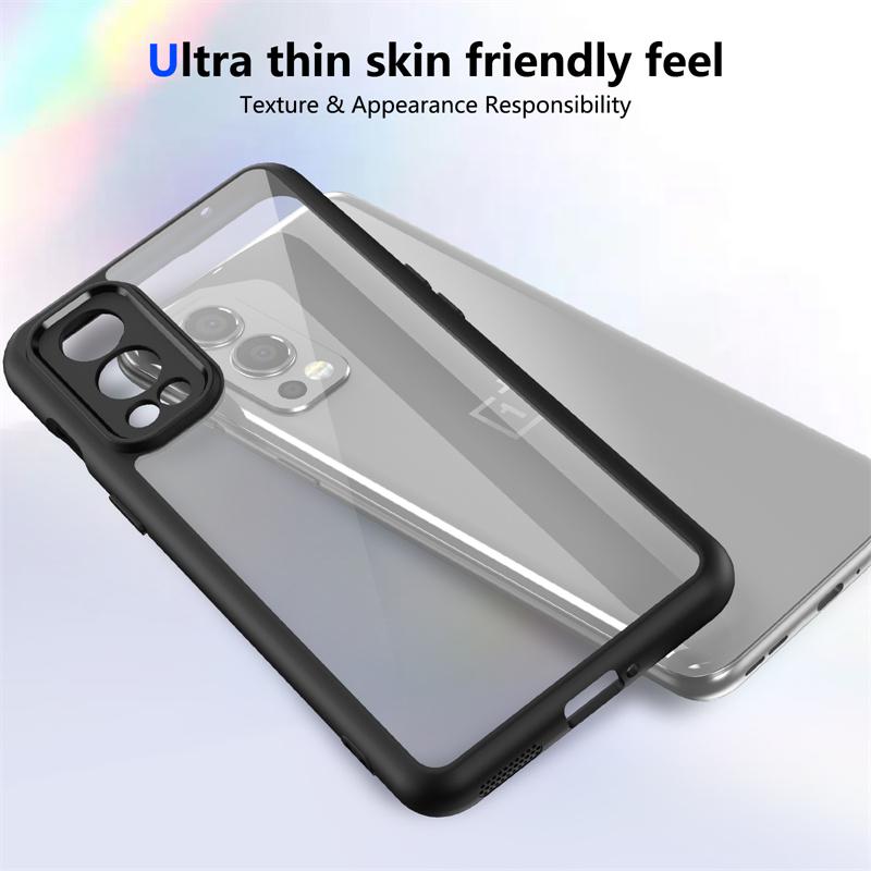 Oneplus Nord 2 DN2101 DN2103 Case Plating Silicone Bumper Shockproof Clear Back Cover Hard Phone Case for Oneplus Nord 2 Nord2