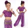 Conjunto de Disfraz de Danza del Vientre para Niñas - Atuendo de Performance de Danza India para Niños