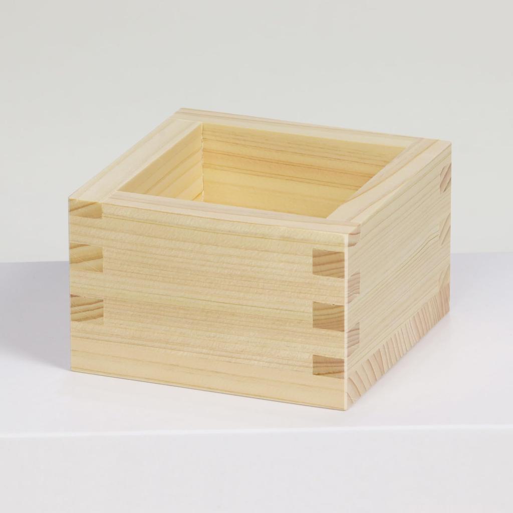 Morikuru Japanese Cypress Masu Made In Japan Uses Tono Cypress Brand Wood Crafted by Artisans No Brand Mark (Morikuru) 1-go (172ml) (Sake Cup) - - - -
