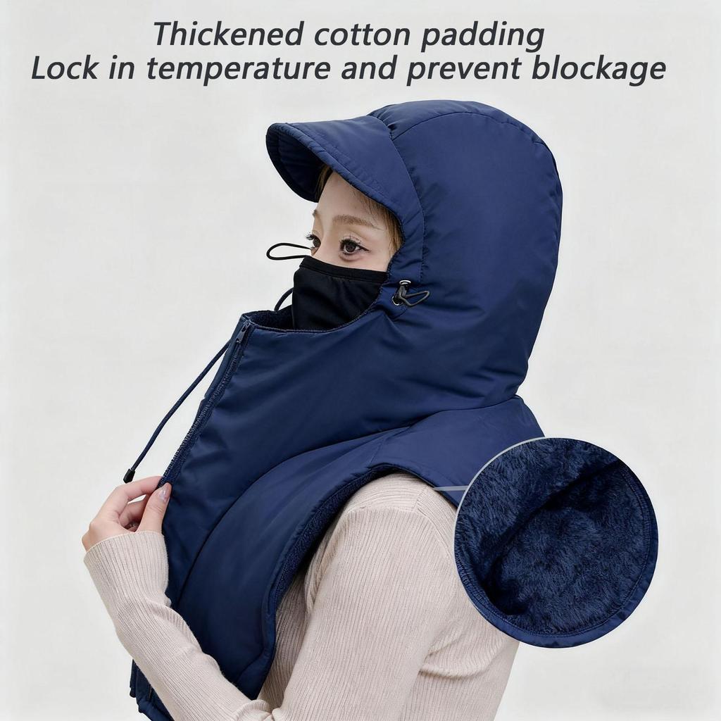Comfortable Thermal Hat With Face Covering Winter warm Windproof Ski Headwear For Women Skiing Snowboarding Sledding
