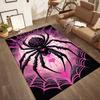 Spider Web Area Rug Design for Hallway Dormitory Bedrooms Entryway Anti-slip Rug Anime Office Decor Gift for Festivals