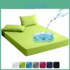 Super 2024 Bed Waterproof Fitted Sheet Bed Sheet With Elastic Band Antislip Mattress Cover Mattress Protector For Single Double