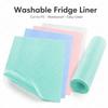 Washable Refrigerator Liners Kitchen Shelf Mats Freezer Glass Cover Pads for Fridge Organization Drawer Protection Accessories