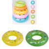 Crystal Double-layer Inflatable Swim Ring For Children Boys Girls Thickened Cartoon Floatation Device Wholesale