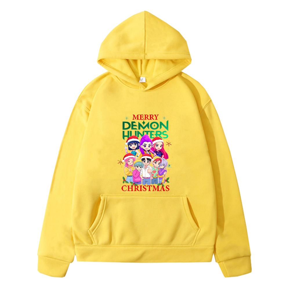 Kpop Demon Hunters Print Hoodies Saja Boys Kids Sweatshirt Christma Anime Hoodie Fleece Jacket Autumn Pullover Girls Clothes Y2k