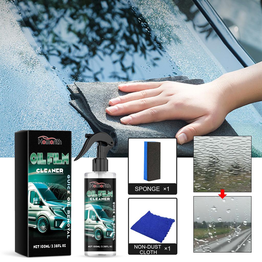 Premium Homonth Windshield Cleaner With Sponge And Towel For Spotless Auto Glass Care