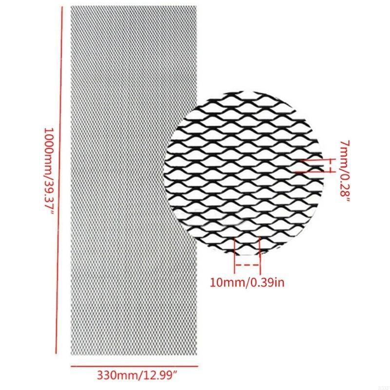 2025 New 8x25mm Mesh Grill Car Bumper Hood Body Vent Grille Net Auto Tuning Universal