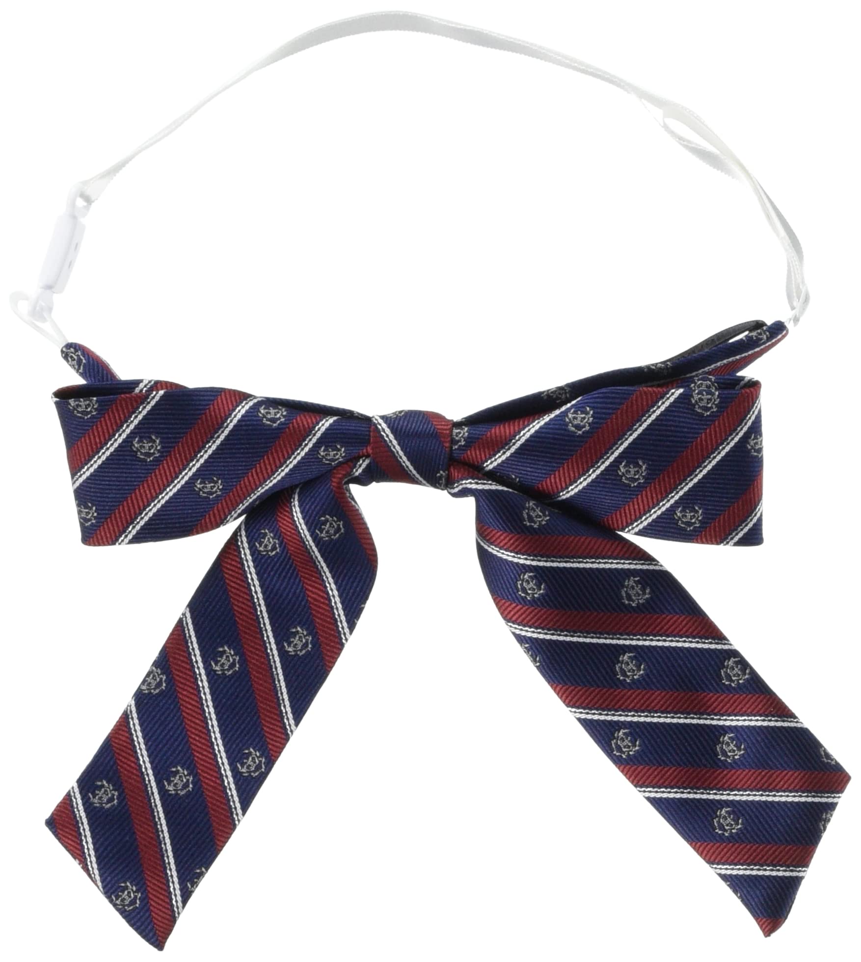 [Olive des Olive School] Crown Lame Stripe Ribbon 2K50043-88 Navy
