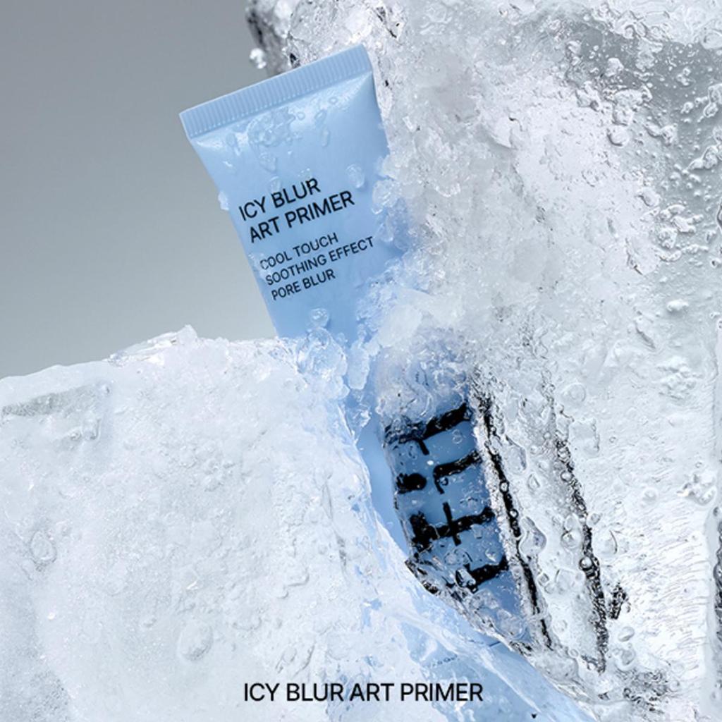 TFIT ICY BLUR ART PRIMER 30ml, Refreshing Cooling Texture, Soft Blur Pores, Soothe Skin Discomfort, Korean Cosmetics, Korean Makeup