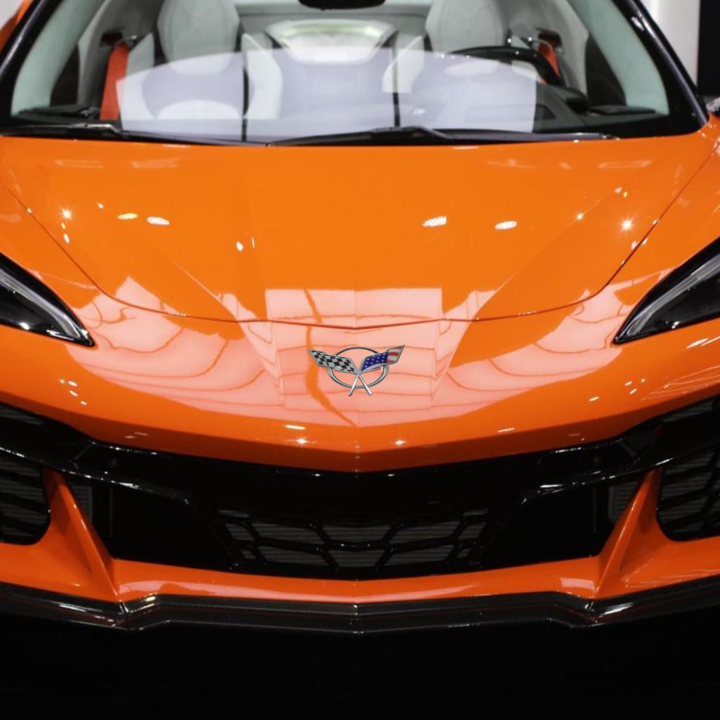 1Pc Car Front Hood/ Rear Trunk/ Side Fender Emblem Badge Sticker Decal for Corvette Camaro Cruze Malibu