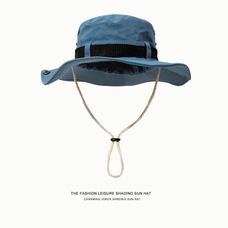 Bucket hat outdoor men's hat summer thin anti-ultraviolet women's sunshade quick-drying sunscreen breathable mountaineering hat