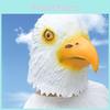 Halloween Animal Mask Latex White Eagle Head Mask For Cosplay And Prank Games
