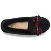 UGG Ansley Plaid Bow Pantofi Casual cu Top Scund din Pluș Călduros Femei sneaker Negru 1127850-BLK